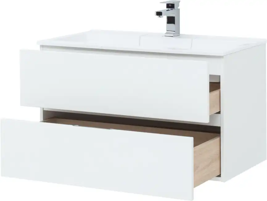 Тумба под раковину Aquanet Алвита 90 белый 235340 фото 9