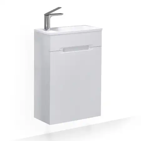 Тумба под раковину Jorno MODUL 50 Mol.01.50/P/W/JR Белая фото 1
