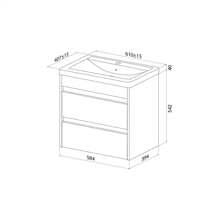 Тумба с раковиной IDDIS Zodiac X 60, подвесная, Белая, ZDX60W0i95K фото 12