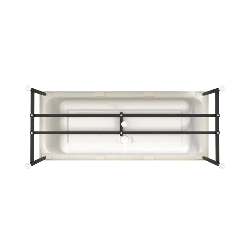 Акриловая ванна Radomir Патрисия 170х70 (1-01-0-0-1-331), на каркасе, белая фото 9