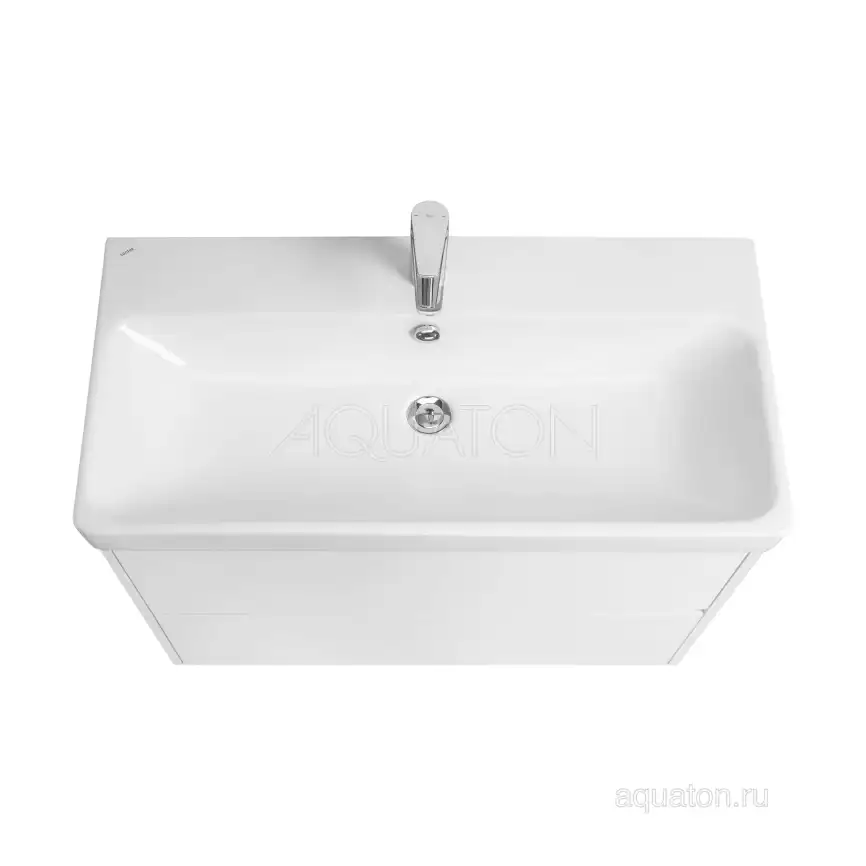 Тумба под раковину Aquaton Сканди 90 1A251901SD010 подвесная цвет, белый фото 4