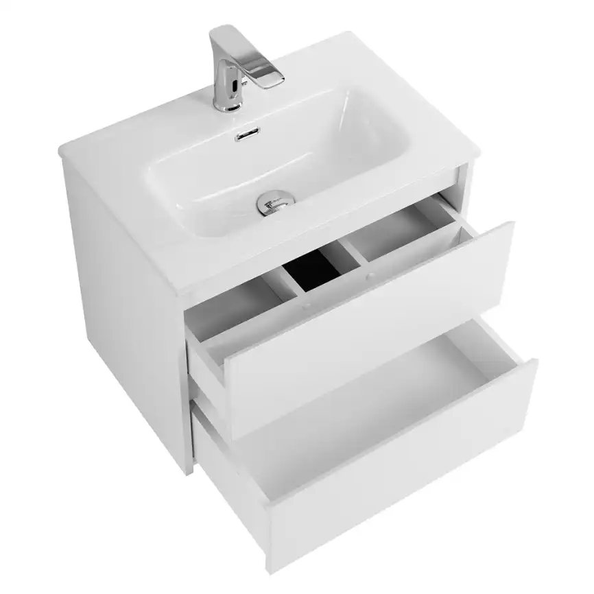 Тумба под раковину BelBagno KRAFT 39-500/390-2C-SO-BO подвесная Bianco Opaco фото 6