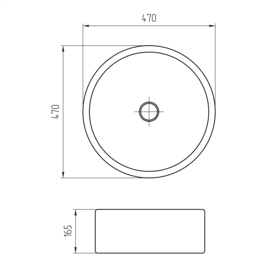 Раковина AVS Шерри 47х47 белая фото 6