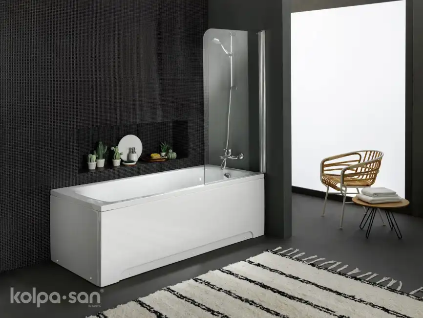 Акриловая ванна Kolpa-San QUAT Evelin 170x70 (1W28F) 900283, Белая фото 4