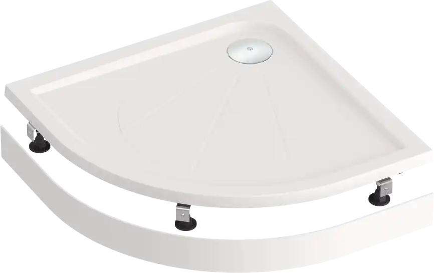 Душевой поддон Good Door Эклипс 100х100 из искусственного камня ЛП00011 Белый фото 3