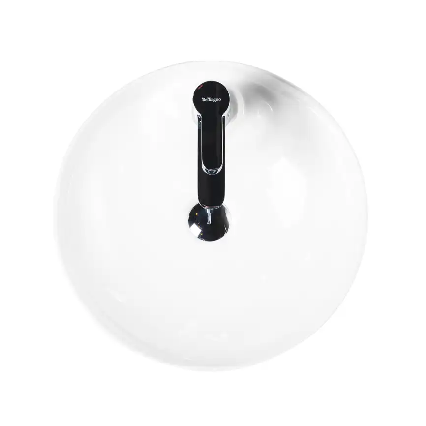 Раковина накладная BelBagno 430х430х130 BB1306, цвет Белый фото 2