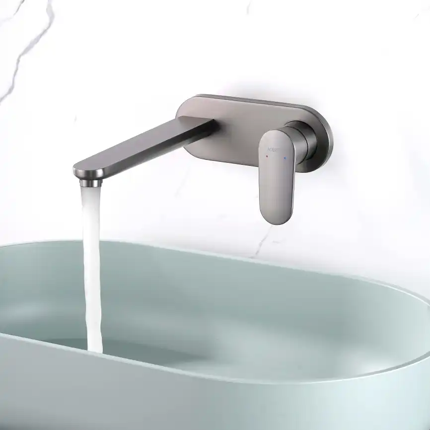 Смеситель для раковины Aquatek Ника AQ1813BGM, Оружейная сталь фото 9