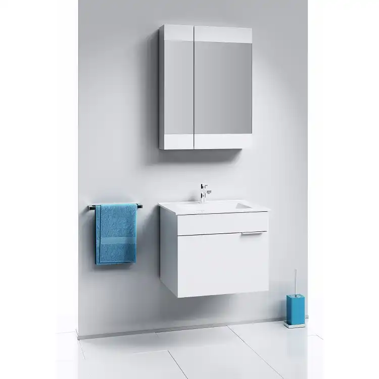 Зеркальный шкаф Aqwella Brig 60 см, Br.04.06/W, цвет Белый фото 2