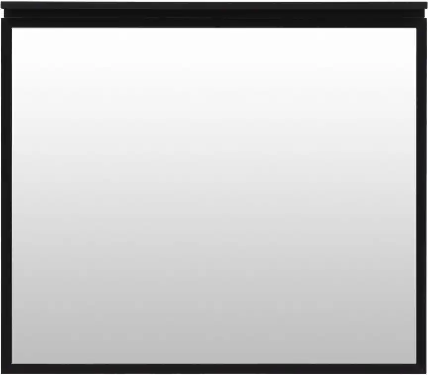 Зеркало Allen Brau Priority 90х75 1.31016.BB с подстветкой, сенсорный выключатель, Черный фото 5