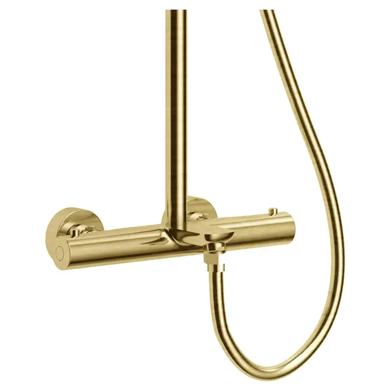 Душевая система AVS Slimmer 811-123-BG, брашированное золото фото 4
