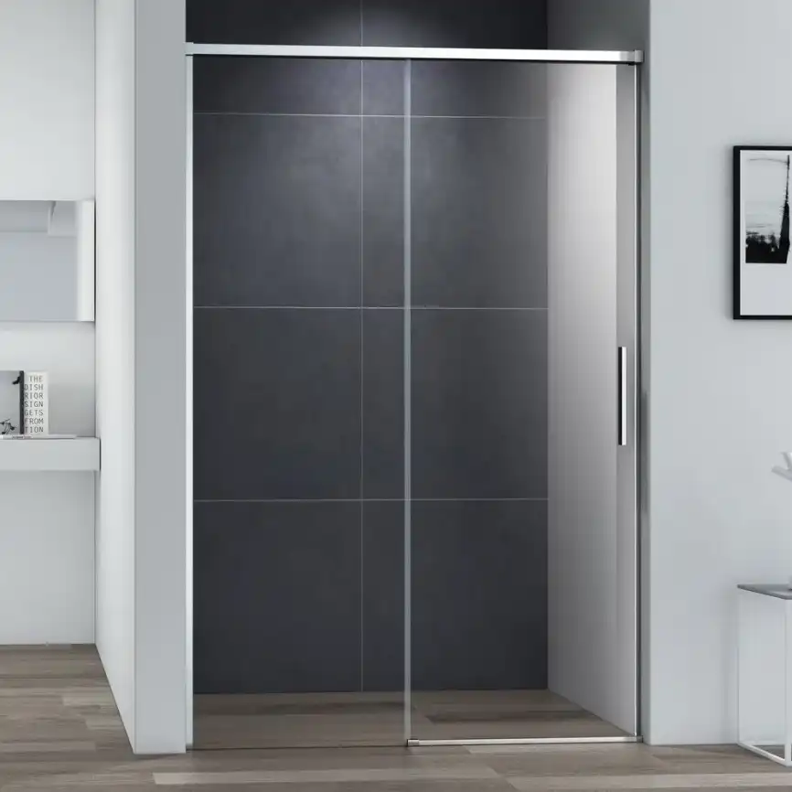 Душевая дверь с доводчиками CEZARES DUET SOFT-BF-1-150-C-Cr стекло Прозрачное, профиль Хром фото 1