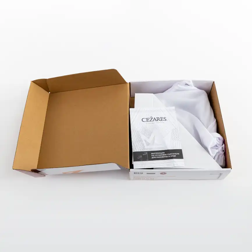 Смеситель для накладной раковины Cezares LINER-LC-01-W0, Хром фото 5