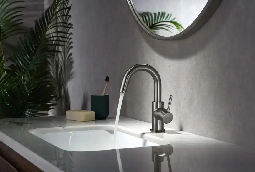 Смеситель для раковины Aquatek Европа AQ1307BGM, Оружейная сталь фото 3