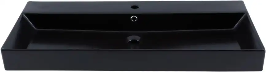 Раковина Sanovit Slim Synergy 100 17100 черный матовый фото 3