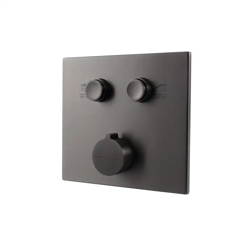 Душевая система  Vincea  VSFW-421I4GM VSFW-421I4GM встраиваемая, вороненная сталь фото 11