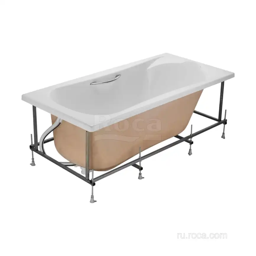 Акриловая ванна Roca BeCool 170х80 ZRU9302852 прямоугольная, Белая фото 4