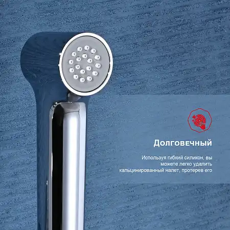 Смеситель с гигиеническим душем Raglo R03.51, Хром фото 6