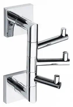 Держатель полотенец тройной поворотный 5,5 см BEMETA BETA хром 132206072 фото 1