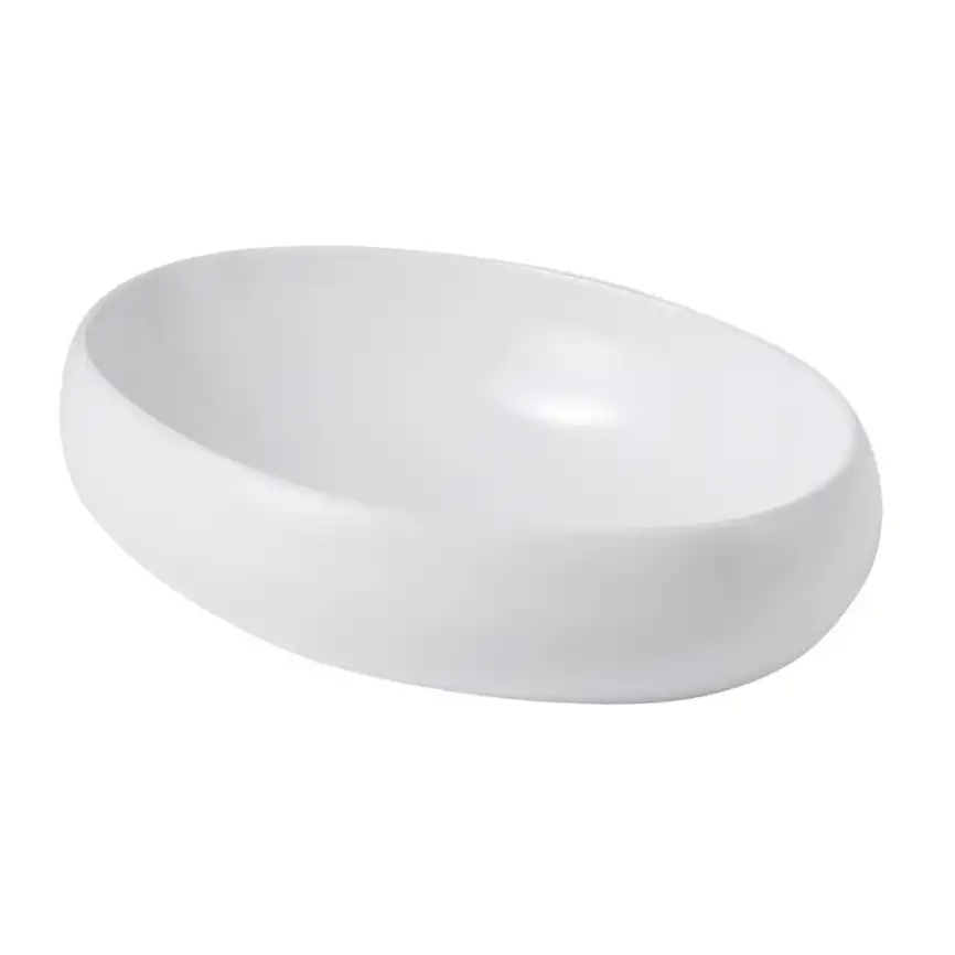 Раковина накладная ABBER BEQUEM 60х40,5х15,5 AC2102, овальная, белая фото 2