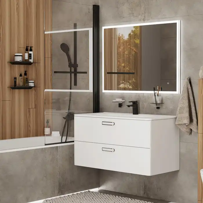 Смеситель для раковины IDDIS Bild BILBL00i01  цвет, Матовый черный фото 4