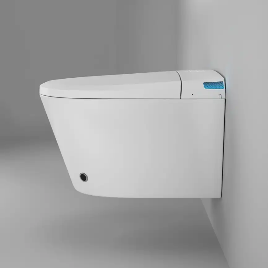 Электронный унитаз-биде Grossman Smart GR-5702 подвесной, с импульсным смывом, белый фото 5