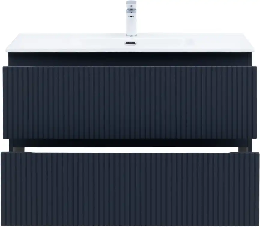 Тумба под раковину Aquanet Джейн (Flat) 100 маренго, подвесная, 335431 фото 10