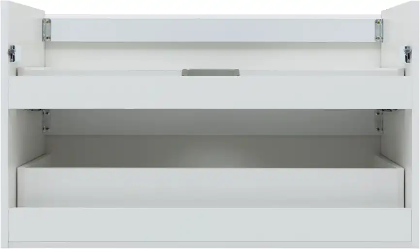 Тумба под раковину Aquanet Эмбер 105 белый матовый 330469 фото 9