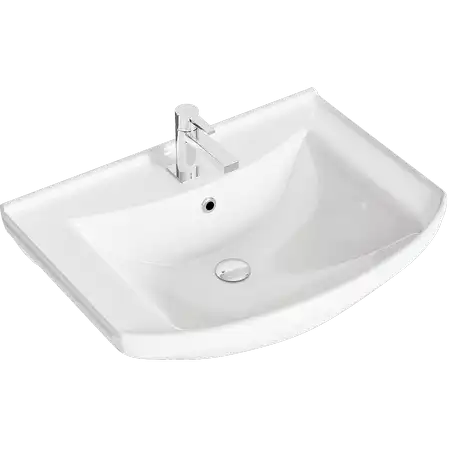 Тумба с раковиной напольная Aqwella Corsica 65 см, Kor.01.06, цвет Белый фото 2