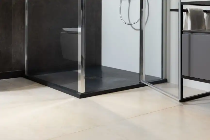 Душевой поддон Aquanet Pleasure 100х100 из искусственного камня 258889 Черный фото 2
