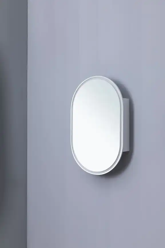 Зеркальный шкаф Aquanet Монте 60 белый, с LED подсветкой, 344788 фото 15