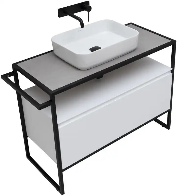 Тумба под раковину Allen Brau Priority 100 1.31003.WM белый матовый фото 4