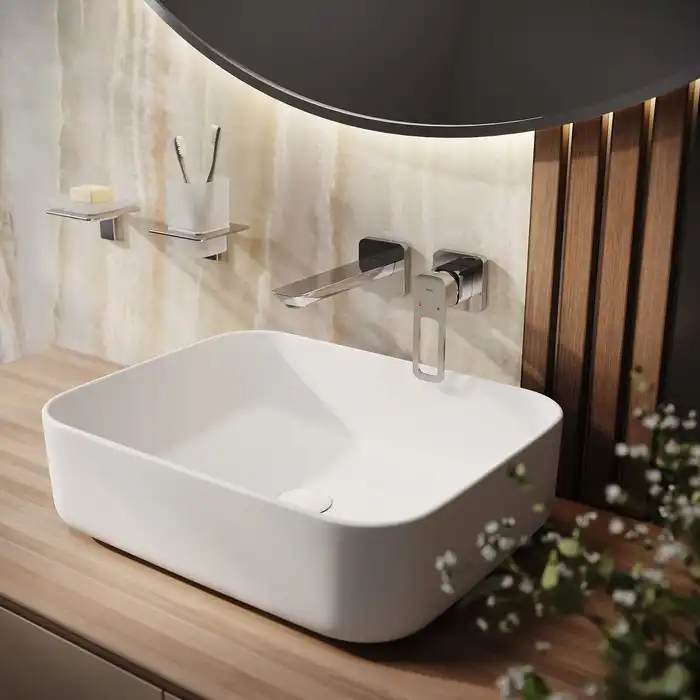 Смеситель для раковины IDDIS Slide SLISB00i65 встраиваемый, с внутренней частью , Глянцевый хром фото 2