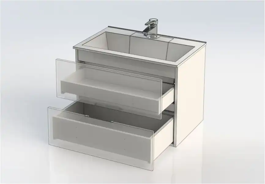 Тумба под раковину Aquanet Алвита 70 серый антрацит 183992 фото 9