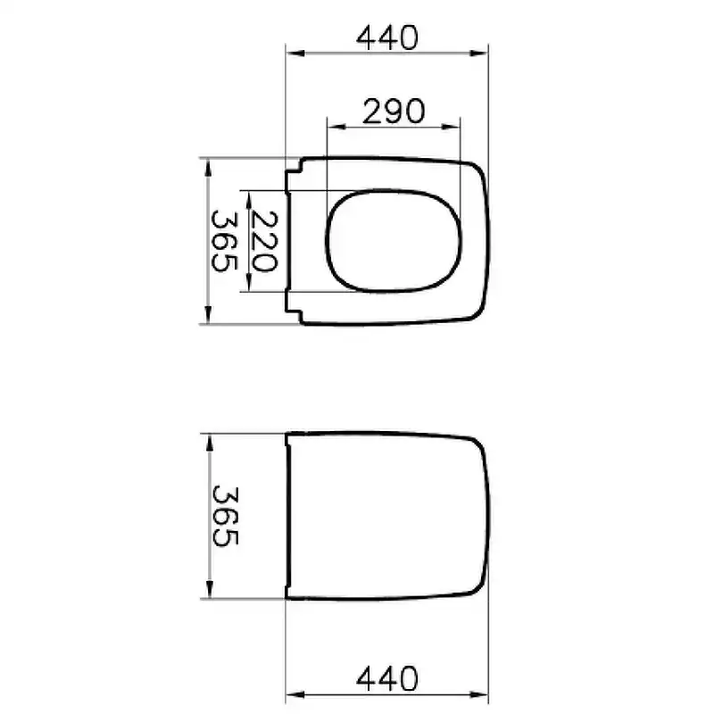 Крышка-сиденье Vitra Metropole тонкое микролифт белый 122-003-009 фото 2