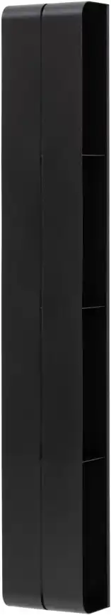 Полка Aquanet Магнум H 20x130 черная матовая, вертикальная фото 4