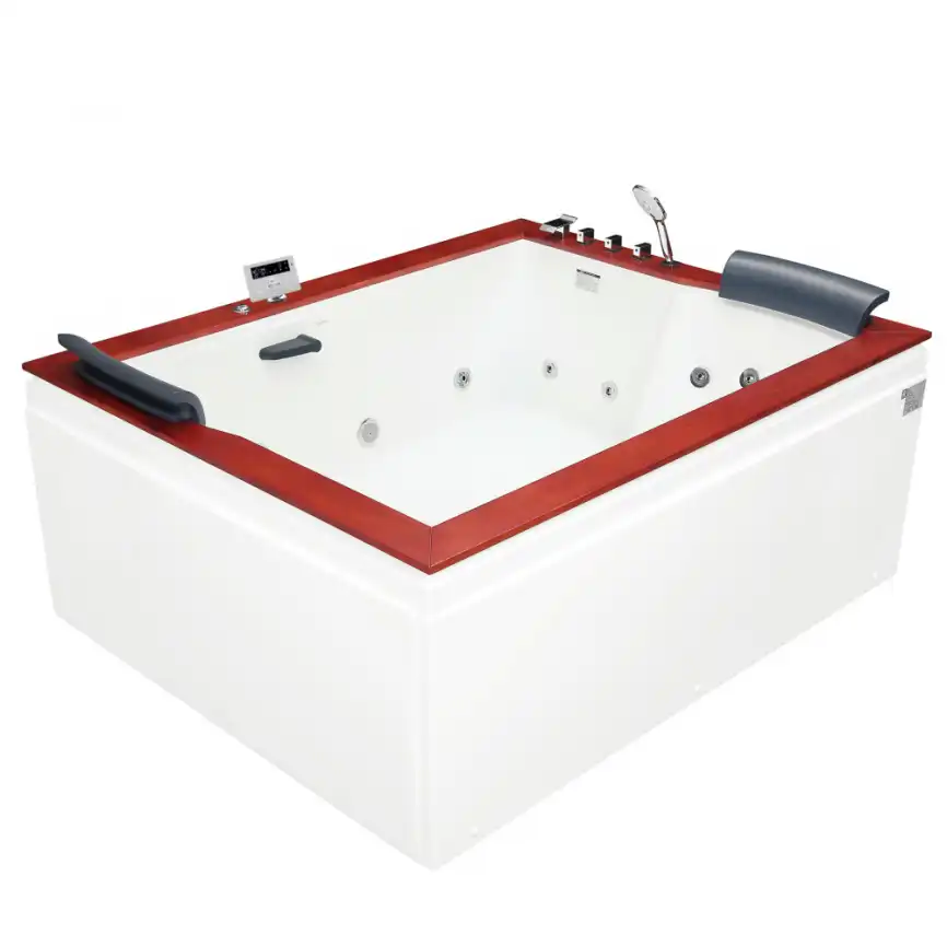 Акриловая ванна Gemy G9052 II K R 186х151 с гидромассажем, правая фото 1