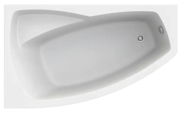 Акриловая ванна Bas Камея 160x95 L без гидромассажа фото 1