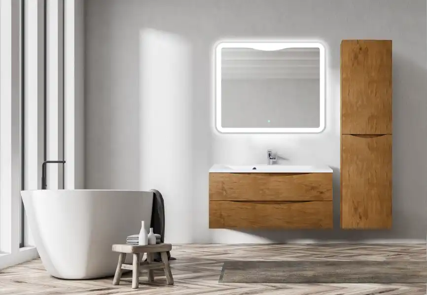 Тумба под раковину BelBagno MARINO-1200-2C-SO-RN-P подвесная Rovere Nature фото 10