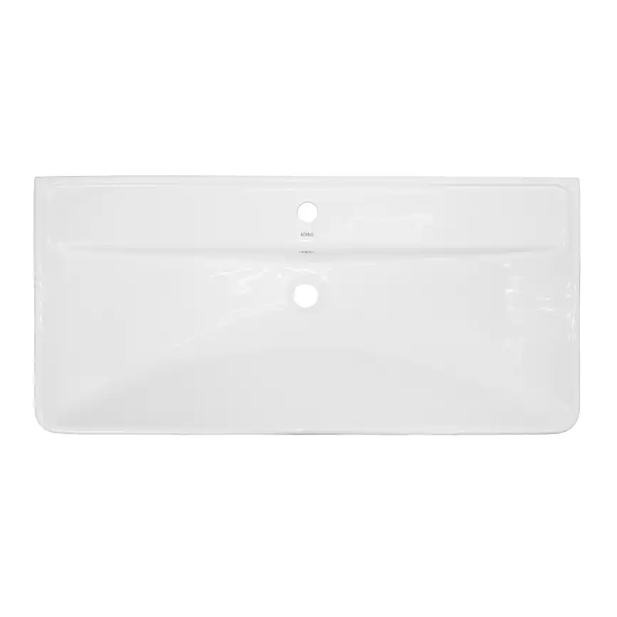 Тумба с раковиной Azario Ника 100 CS00089923, подвесная, Белая глянцевая фото 5