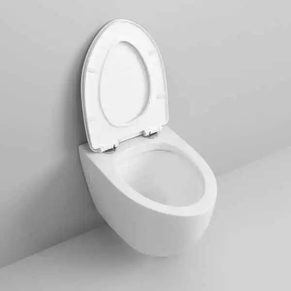 Подвесной унитаз Grossman GR-4451S безободковый, Белый глянцевый фото 4