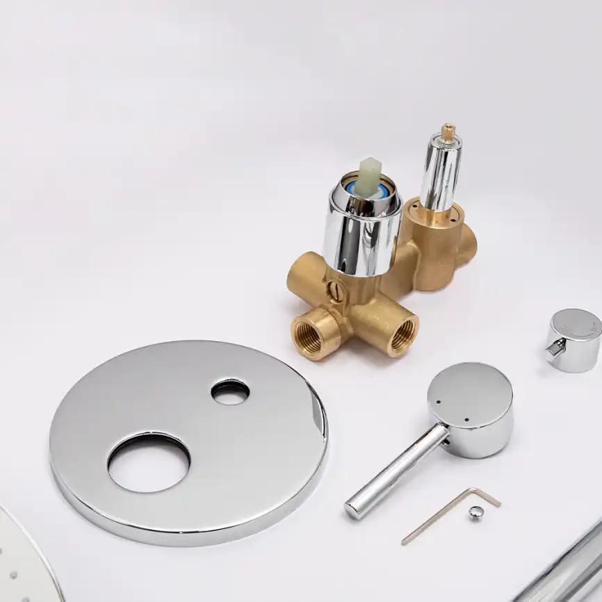 Встраиваемая душевая система AVS SLIMMER 811-121-CR, хром фото 3