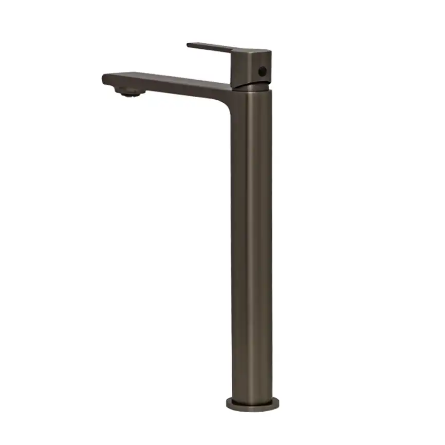 Смесители для раковины AVS Elegant 811-401-GM высокий, оружейная сталь фото 4