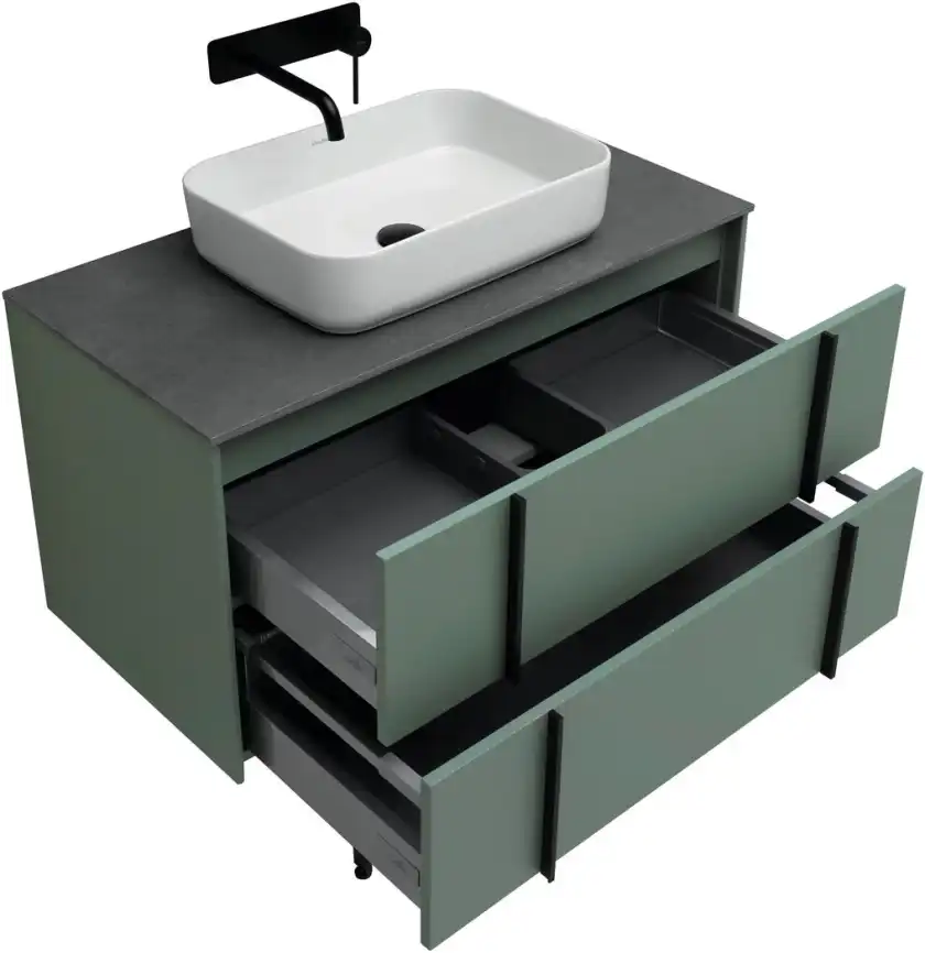 Тумба под раковину Allen Brau Reality 90 1.32006.CGM олива матовый фото 34