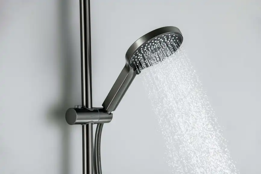 Душевой гарнитур Aquatek Лугано AQ2022BGM, Оружейная сталь фото 9