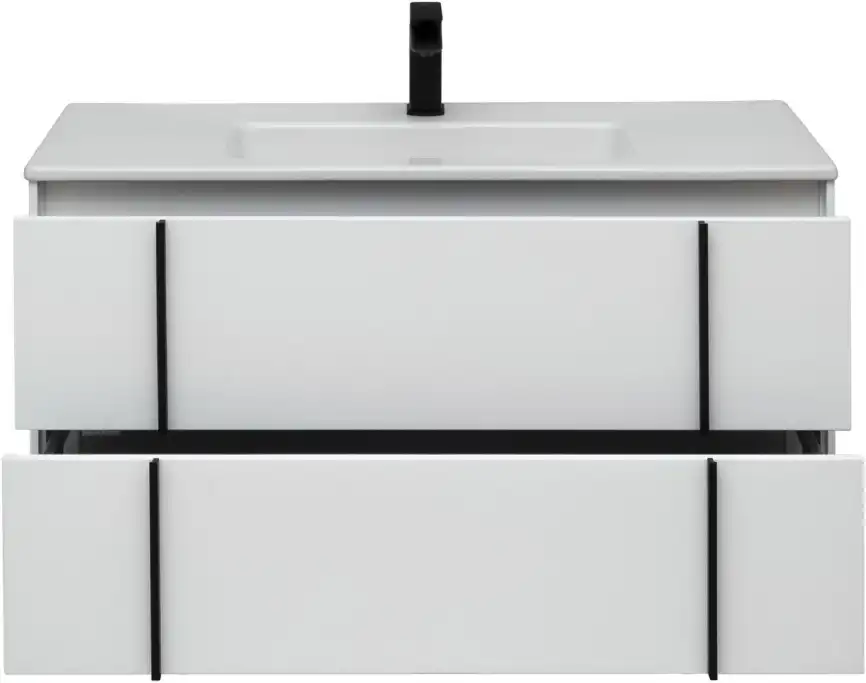 Тумба под раковину Allen Brau Reality 100 1.32007.WM белый матовый фото 6