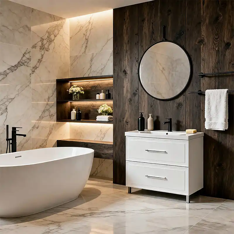 Тумба с раковиной Azario Belloni 100/2Н CS00098077, напольная, белая матовая фото 8