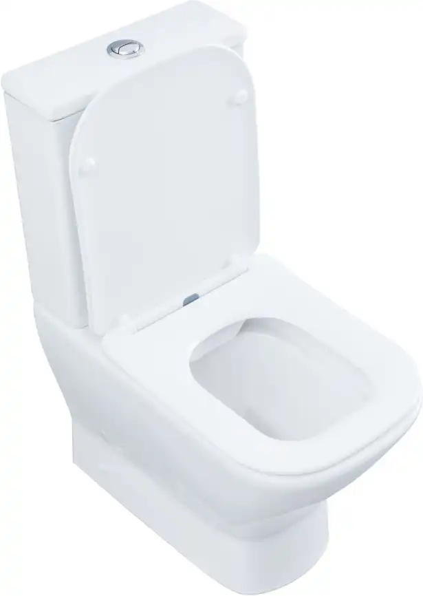 Чаша напольного унитаза Aquanet Fine Rimless FINE-C Soft Close с сиденьем микролифт фото 4