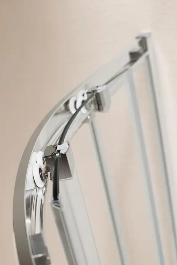 Душевой уголок CEZARES ECO-O-R-2-90-P-Cr стекло Матовое рифленая, профиль Хром фото 4