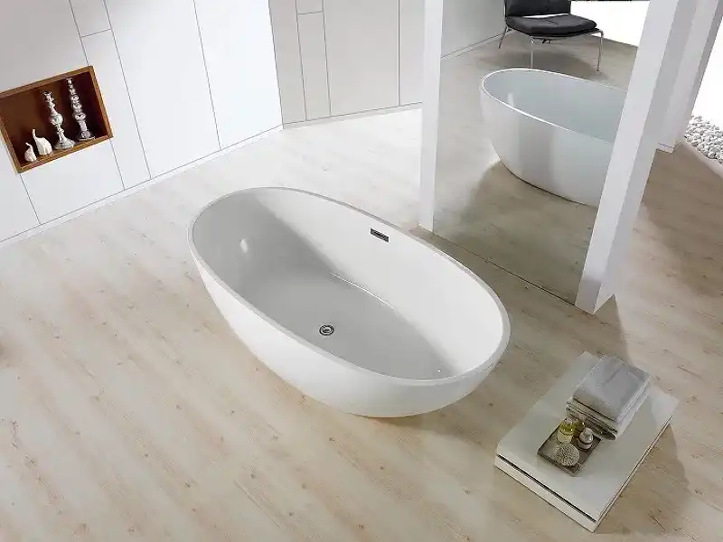 Акриловая ванна Azario LEEDS 170х85 LEE17085, отдельностоящая, белая фото 7