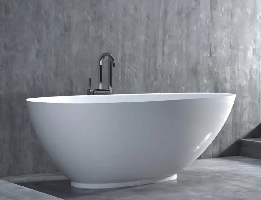 Ванна Salini PAOLA 160х80 101511SM из материала S-Stone, Белая матовая фото 6